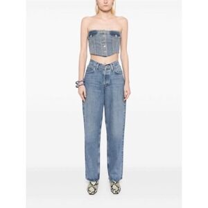 AGOLDE V Waist Baggy Jeans in
Fairway Jeans Women's Size 24  Medium Wash Denim